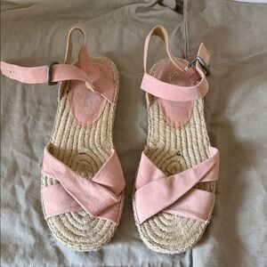 Splendid Pink Espadrille Sandals
